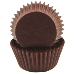 Dark Brown Cupcake Liners