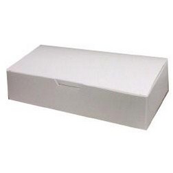 2 lb White Candy Box