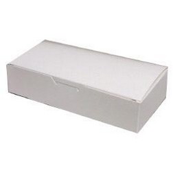 3 lb White Candy Box
