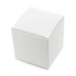 White Cube Candy Apple Box