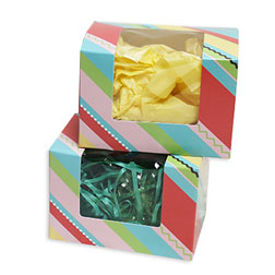 1/2 lb Easter Stripe Egg Window Box