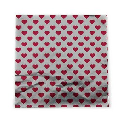 6 x 6" Foil Wrapper Heart Print