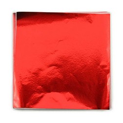6 x 6" Foil Wrapper Red
