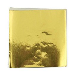 8 x 8" Foil Wrapper Gold