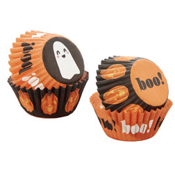 Shop Bulk Mini Cupcake Liners: Orange Foil Wholesale Cupcake