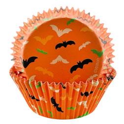 Halloween Bats Cupcake Liners