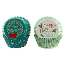 Merry and Happy Cupcake Liners