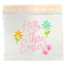 Hello Easter Resealable Treat Bag