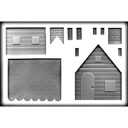 Gingerbread House/Noah's Ark Cookie & Hard Candy Mold