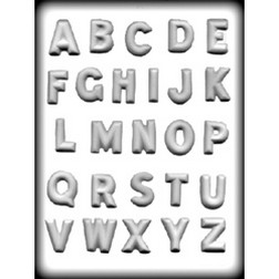 Alphabet Hard Candy Mold