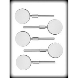 2 1/8" Round Cookie & Hard Candy Sucker Mold