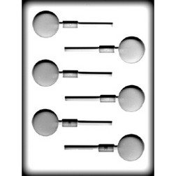 1 1/2" Round Cookie & Hard Candy Sucker Mold