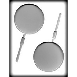 3 3/4" Round Cookie & Hard Candy Sucker Mold