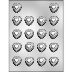 Sunburst Hearts Chocolate Mold