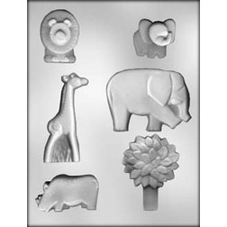 Jungle Animals Chocolate Mold