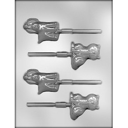 Dogs & Cats Sucker Chocolate Candy Mold