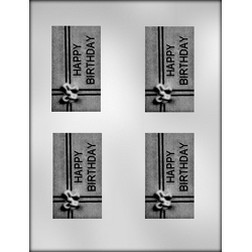 Happy Birthday Gift Business Card Candy Mold