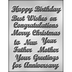 Salutations Chocolate Mold