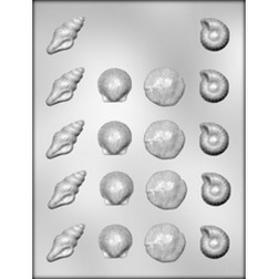 Medium Seashells Chocolate Mold