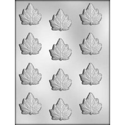 6 Pcs Autumn Candy Molds Maple Leaf Silicone Chocolate Lollipop