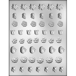 Flower Lay-Ons Chocolate Mold