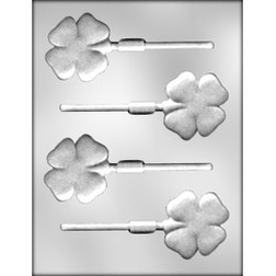 Four Leaf Clover Sucker Chocolate Mold