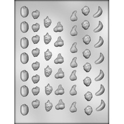 Assorted Fruit Lay-ons Chocolate Candy Mold