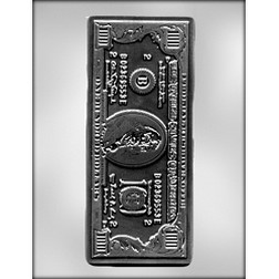 100 Bill Chocolate Mold