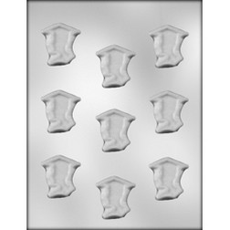 Graduate Boy Silhouette Mint Chocolate Mold