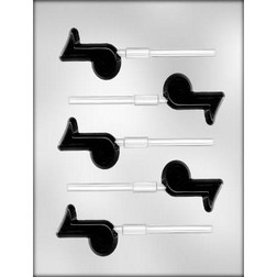 Music Note Sucker Chocolate Mold