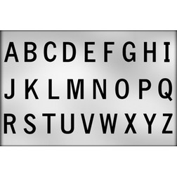 Alphabet Capitals Chocolate Mold