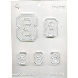 Collegiate Number 8 Chocolate Mold