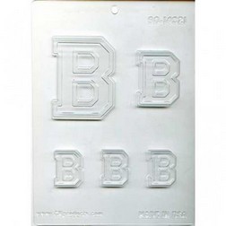 Collegiate Letter B Chocolate Mold