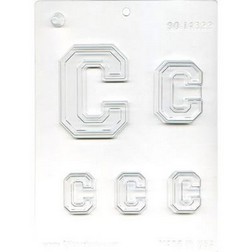 Collegiate Letter C Chocolate Mold