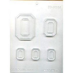 Collegiate Letter O/Number 0 Chocolate Mold