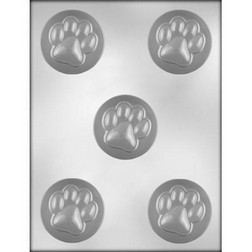 Paw Print Cookie Chocolate Mold