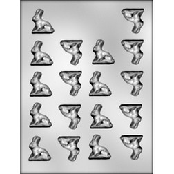 Side Sitting Bunny Chocolate Mold