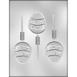 Happy Easter Egg Sucker Chocolate Mold