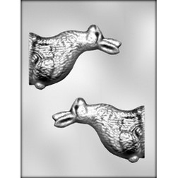 3D 6" Side View Bunny Chocolate Mold