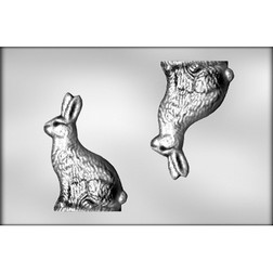 3D Side View Bunny Chocolate Candy Mold
