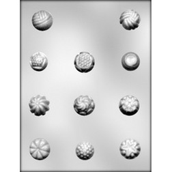 Fancy Rounds Chocolate Mold