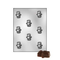 Deep Puffy Bear Chocolate Mold