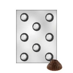 Rose-Topped Truffle Chocolate Candy Mold
