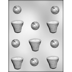 Basketball & Basket Chocolate Mold