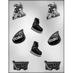 Hockey Assortment Chocolate Mold