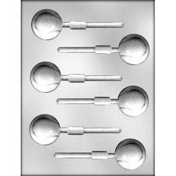 Small Baseball Sucker Chocolate Mold