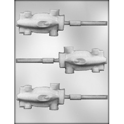 Race Car Sucker Chocolate Mold