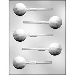 Golf Ball Sucker Chocolate Mold