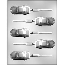 Stock Race Car Sucker Chocolate Mold