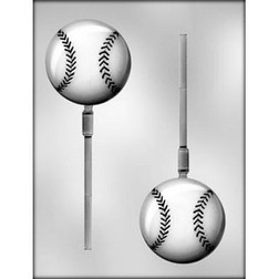 Large Baseball Sucker Chocolate Mold
